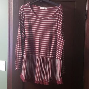 Wallflower striped shirt